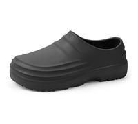 DiULi Zuecos de Hombre Mujer, Zapato Sanitario Unisex Adulto con Ligero EVA, Zapatos de Chef Cocina Antideslizantes y Impermeables, Zuecos Sanitarios,Flotantes Shoes para Hogar Jardin Exterior EU42-43