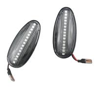 Diurna Intermitente Lateral Compatible Con Mitsubishi Para Outlander CU 2003-2009 Intermitente Lateral Dinámico Con Luz De Posición Luz Giro Para Retrovisor(White)