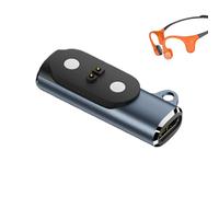 Diuyzoc Adaptador de carga para auriculares, amplias aplicaciones, 3,28 x 1,18 cm, adaptador de carga magnético Mojo, cargador de auriculares de conducción ósea, fácil de usar, para viajes, correr al