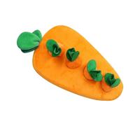 Diuyzoc Cat Snuffle Toy | Carrot Interactive Puzzle Toy | Soft Pet Enrichment Toys | Cat Chewing Toy | Relaxing Cat Toy | Strong and Dependable Cat Will Be Entertained for Hours