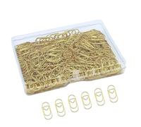 Diuyzoc Clips De Papel Con Forma De Corazón | 100 Piezas Mini Sujetapapeles Dorados en Forma de Corazón para Planificador y Carpeta,Clips Decorativos | para Hogar Oficina Escuela Invitaciones de Boda