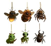 Diuyzoc De Araña Para Árbol De Navidad, Diseño Resistente A La Decoloración, 8x8x1cm, Tiny Christmas Buddies, Decoración Del Hogar De Animales Pequeños 2d, Diseño Seguro Para Niños, Para Dormitori