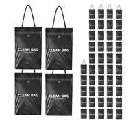 Diuyzoc de Basura para Coche | 50 Unidades Contenedor de Residuos de Automóvil | Recipiente de Reciclaje para Vehículos | para Conductores Viajeros SUV Sedán Camión Viaje por Carretera Recorrido