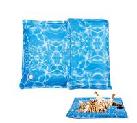 Diuyzoc Esteras de Almohadilla de enfriamiento de Mascotas, Cama para Perros de enfriamiento - Manta de para Mascota | Alfombra de Cama de Mascotas Transpirable Suave y portátil para Med