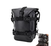 Diuyzoc Lateral para Motocicleta, versátil compañero de Viaje, 44 x 18,5 x 10 cm, Paquete de Equipaje para Motocicleta, alforja de Almacenamiento para Motocicleta, garantía de Seguridad para
