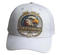 Diuyzoc Sombrero de Veterano, Bordado Unisex con águila - Sombrero de Aniversario de Veteranos - para cumpleaños, Azul Marino, Verano, Camping, jardín, Patio, Senderismo, Trabajo, Viajes