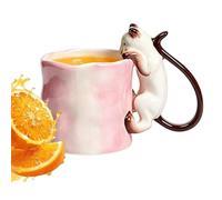 Diuyzoc Tazas Graciosas y Divertidas | Cerámica Divertida Para Bebidas 280 ml - Taza de Café con Asa 3D de Gato | Para Hombres Mujeres Familia Colegas Amantes De Los Gatos Hogar Oficina Dormitorio