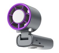 Diuyzoc Ventilador de Mano | Pantalla digital silenciosa | Ventilador Manual Portátil, Accesorios de Viaje - Para Interiores, Exteriores, Hogar, Camping, Picnic, Senderismo,