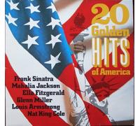 div. Künstler - 20 Golden HITS of America / Bildhülle / 1976 ??? / SR INTERNATIONAL # 64 447 / Deutsche Pressung / 12" Vinyl Langspiel Schallplatte / Frank Sinatra / Mahalia Jackson / Ella Fitzgerald / Glenn Miller / Louis Armstrong / Nat King Cole