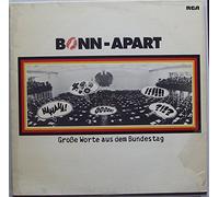 div. Künstler - BONN-APART / Große Worte aus dem Bundestag / 1977 / Bildhülle / RCA Victor # PL 30 028 / Deutsche Pressung / 12" Vinyl Langspiel Schallplatte /