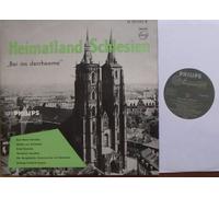 div. Künstler - Heimatland Schlesien " Bei inns derrheeme " Bildhülle PHILIPS Minigroove # N 00 990 R Carl-Horst Schröder, Gisela von Collande, Ernst Schenke, Hermann Lenschau, Der Bergedorfer Kammerchor mit Orchester, Leitung Friedrich Loosen