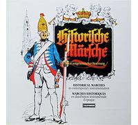 div. Künstler - Historische Märsche in zeitgenössischer Besetzung / 1981 / LP-Box mit 8 seitiger gedruckter und handschriftlich beschriebener Text-Beilage / TELEFUNKEN # 6.35544 / Deutsche Pressung / 12" Vinyl 3 Langspiel Schallplatten / Bläser des Heeresmusikkorps 6, Hamburg Leitung: Oberst Johannes Schade / Heeresmusikkorps 5 der Bundeswehr Leitung: Oberst Johannes Schade, Oberstleutnant Heinz Schlüter