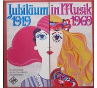 div. Künstler - Jubiläum in Musik 1919 - 1969 / Sonderauflage für die Freunde der Musikverlage UfA / 1969 / Klapp-Box mit ORIGINAL 8 seitiger illustrierter Beilage / UfA # 79683 und 685 sowie 965 / PROMOTION / Deutsche Pressung / drei 12" Langspiel Schallplatten / 50 Jahre Wiener Boheme Verlag / 40 Jahre Ufaton-Verlag