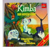 div. Künstler - KIMBA / DER WEISSE LÖWE / 5 Geschichten der TV-Original-Aufnahme / empfohlen ab 4 Jahren / 1977 / Bildhülle / POLY # 2432168 / Deutsche Pressung / 12" Vinyl Langspiel Schallplatte