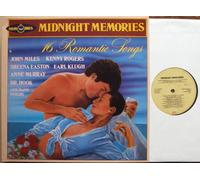 div. Künstler - MIDNIGHT MEMORIES / 16 Romantic Songs / JOHN MILES / KENNY ROGERS / SHEENA EASTON / EARL KLUGH / ANNE MURRAY / DR.HOOK / AND MANY OTHERS / 1984 / Bildhülle / EMI # 1A 036-2602251 / Europäische Pressung / 12" Vinyl Langspiel Schallplatte