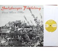 div. Künstler - Salzburger Frühling / Lieder- und Volksmusik aus dem Salzburger Land mit Lesungen von K.H. Waggerl / Bildhülle mit ORIGINAL Firmen Werbe-Innen-Schutzhülle / Mono / fono-ring # FGLP 77749