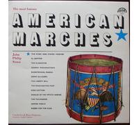 div. Künstler - SOUSA, JOHN PHILIP/ The most famous AMERICAN MARCHES / 1969 / Bildhülle mit ORIGINAL Kunststoffinnenhülle / SUPRAPHON # 11140586 / Deutsche Pressung / 12" Vinyl Langspiel Schallplatte / Czechoslovak Brass Orchestra / Conductor Rudolf Urbanec