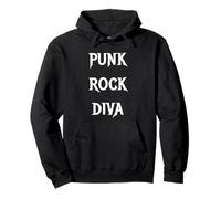 Diva del Punk Rock Sudadera con Capucha