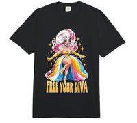 Diva LGBTQ+ de Pride Ballroom Dancing Drag Queen Comfort Colors Adult Heavyweight T-Shirt
