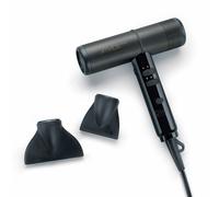 Diva Pro Profi Secador De Pelo Atmos Atom Ultra Compacto Negro Con Difusor