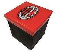 Diva Puf contenedor A.C. Milan - Producto oficial Dimensiones: 31 x 31 x 33 cm