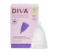 DivaCup Copas Menstruales Modelo 1. 100% Silicona de Grado Médico, Libre de BPA. Alternativa Segura y Sin Fugas a Las Compresas y Tampones