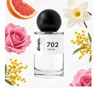 divain.702 100 ml | Perfume Mujer | Fragancia Floral Cuero | Primavera | Moderado