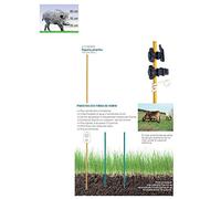 DIVASA FARMAVIC, S.A. 150 cm 12 mm Varilla Pastor con aislador