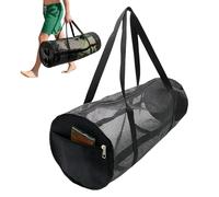 Dive Bag For Gear, Foldable Mesh Snorkel Duffle For Swimming Scuba Beach Pool Travel, Large Breathable Bag For Holding Volleyball Basketball Soccer Laundry Gym Equipment, 27.56x11.02x11.02 In
