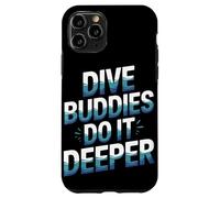 Dive Buddies Do It Deeper Summer Scuba Buceo Carcasa para iPhone 11 Pro