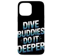 Dive Buddies Do It Deeper Summer Scuba Buceo Carcasa para iPhone 13 Pro MAX
