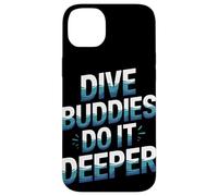Dive Buddies Do It Deeper Summer Scuba Buceo Carcasa para iPhone 14 Plus