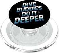Dive Buddies Do It Deeper Summer Scuba Buceo PopSockets PopGrip para MagSafe