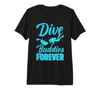 Dive Buddies Forever Funny Scuba Dives Diver Diving Camiseta Premium