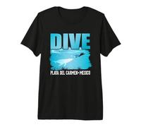 Dive Plava del Carmen Mexico Funny Scuba Dive Diver Diving Camiseta Premium