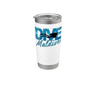 Dive The Maldives - Camiseta de buceo Vaso térmico de acero inoxidable de doble pared