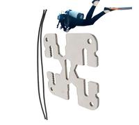 Dive Weights - Stainless Steel Freediving Plates, Fixed Balance Training Gear with Resistant Marine Grade Build, Streamlined Stability Support Function, Ideal for Underwater Practice Spearfi