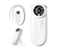 Diveblues Mini Ventilador de Mano Portátil Turbo, Hasta 16 Horas de Batería, Recargable USB 4000mAh, 5 Velocidades Ajustables, Ventilador de Bolsillo para Viajes, Exterior, Conciertos y Dar Regalos