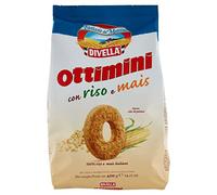 Divella Ottimini Galletas con arroz y maíz, 400 g