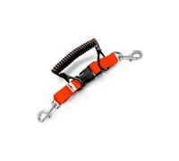 Divemarine Cordón De Bobina De Alambre Técnico Con Gancho De Perno Giratorio Doble Acero Inoxidable