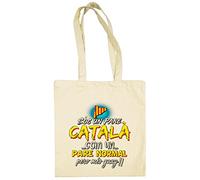 Diver Bebé Bolsa de tela sóc un pare català com un pare normal pero més guay - Beige, 38 x 42 cm