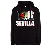Diver Bebé Sudadera para Enamorado de su Equipo de fútbol de Sevilla - Negro, M