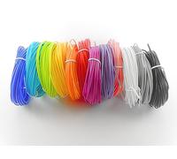 DiverJoy - Filamentos PCL 1.75 mm, Filamentos Lapiz 3D para Bolígrafo 3D, de 12 Colores 120 Metros, PCL Recambios Pluma 3D, PCL para Impresoras 3D Pen, Recarga Boli 3D