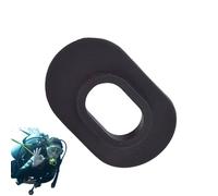 DiverLipShield - Silicona 7x4.5x2cm Ergonómico Antihielo | SiliconeRegSleeve con sello hermético, soporte para snorkel, comodidad del regulador, AquaBreathGuard | Buceo en invierno exploración marina