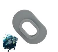 DiverLipShield - Silicona 7x4.5x2cm Ergonómico Antihielo | SiliconeRegSleeve con sello hermético, soporte para snorkel, comodidad del regulador, AquaBreathGuard | Buceo en invierno exploración marina