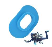 DiverLipShield - Silicona 7x4.5x2cm Ergonómico Antihielo | SiliconeRegSleeve con sello hermético, soporte para snorkel, comodidad del regulador, AquaBreathGuard | Buceo en invierno exploración marina