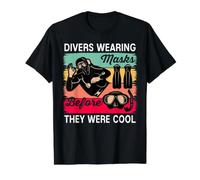 Divers Wearing Masks Before They were Cool Camiseta gráfica económica, Hombre, Negro, M
