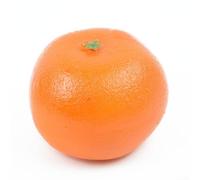 Diversa selección de frutas artificiales realistas para tus necesidades de decoración, transforma tu espacio fácilmente (naranja)