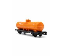 diversal Vagón Cuba Pequetren - Serie Clásicos - Vagón de Mercancías Renfe Naranja - 17 cm - Accesorio para Circuitos de Tren - Fabricado en España