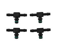 Diversas aplicaciones: este paquete contiene 4 conectores de retorno de inyector de combustible fiables adecuados para varios usos